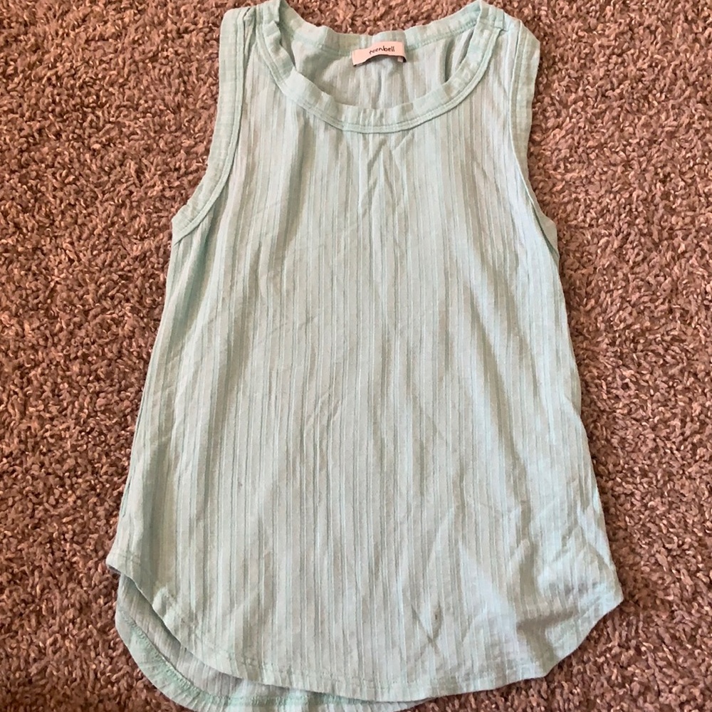 Baby blue tank top